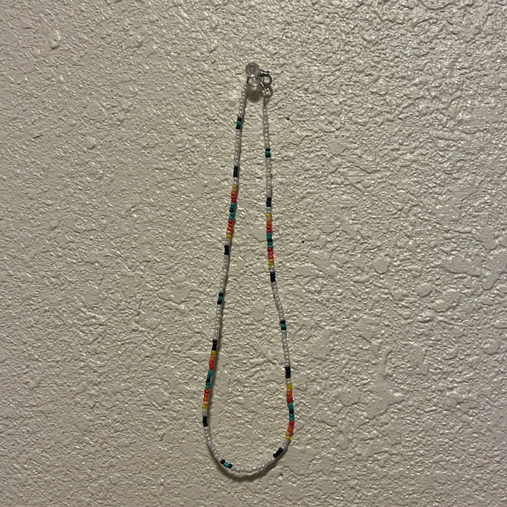 Handmade seed bead necklace